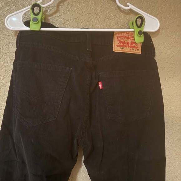 Levis Strauss & Co., 505 pants, Mens 29 x 34, Black - Picture 4 of 5